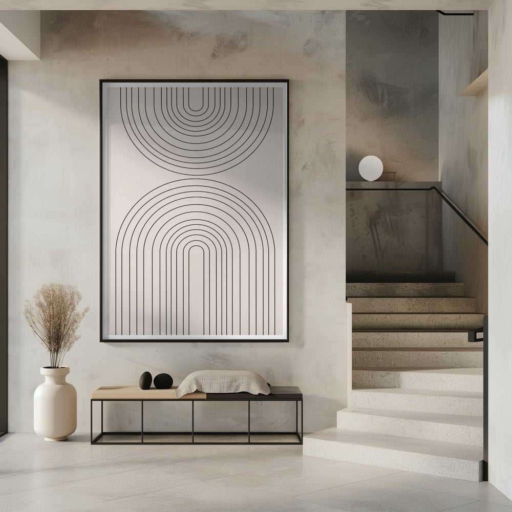 Gebogen symmetrie | Poster