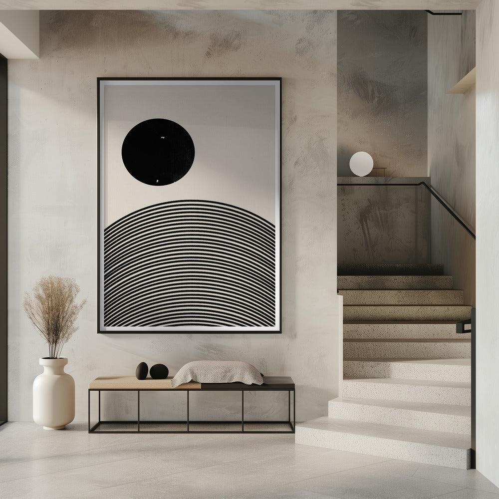 Cirkel en krommen | Poster