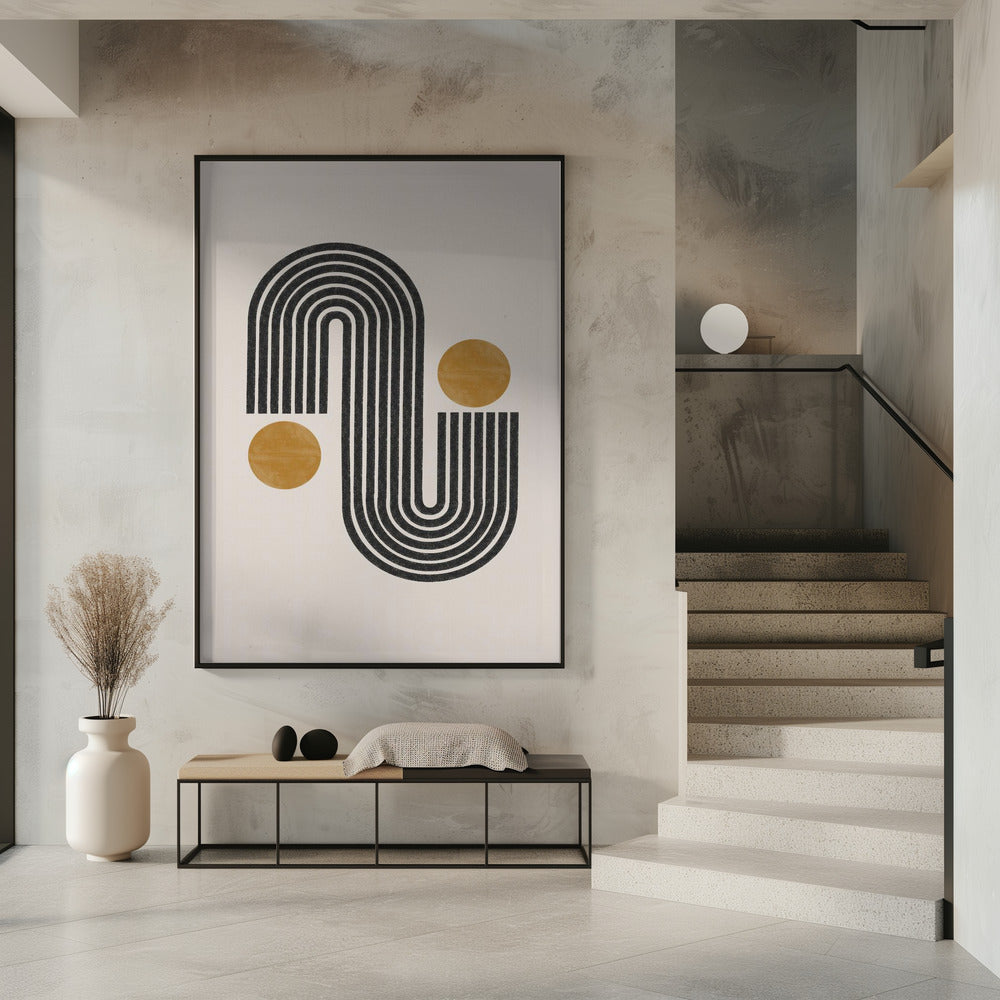 Gebogen Harmonie | Poster