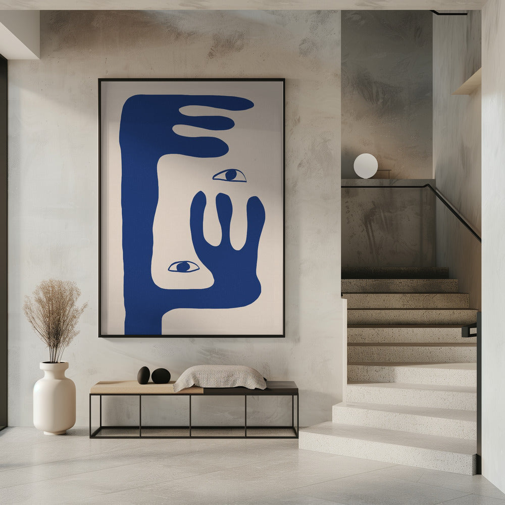 Abstract Gezicht Nr. 1. | Poster