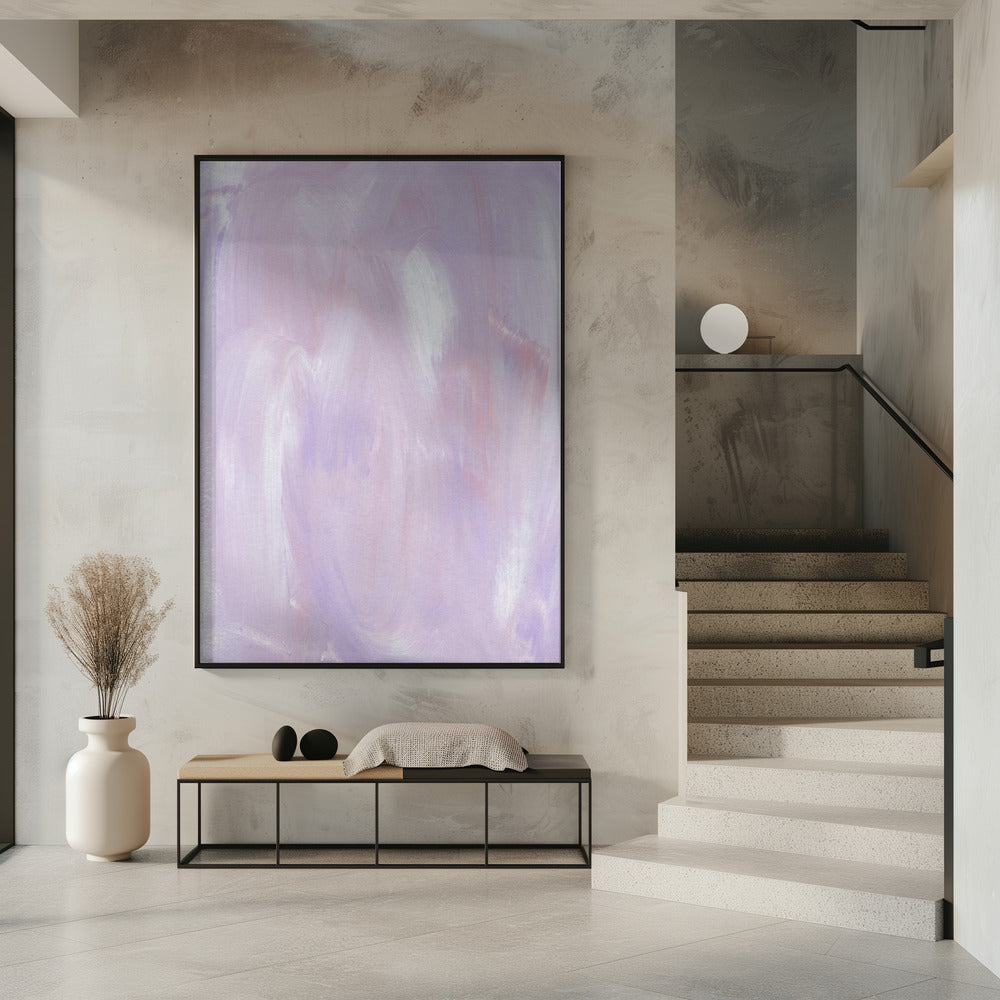 Abstracte penseelstreken | Poster