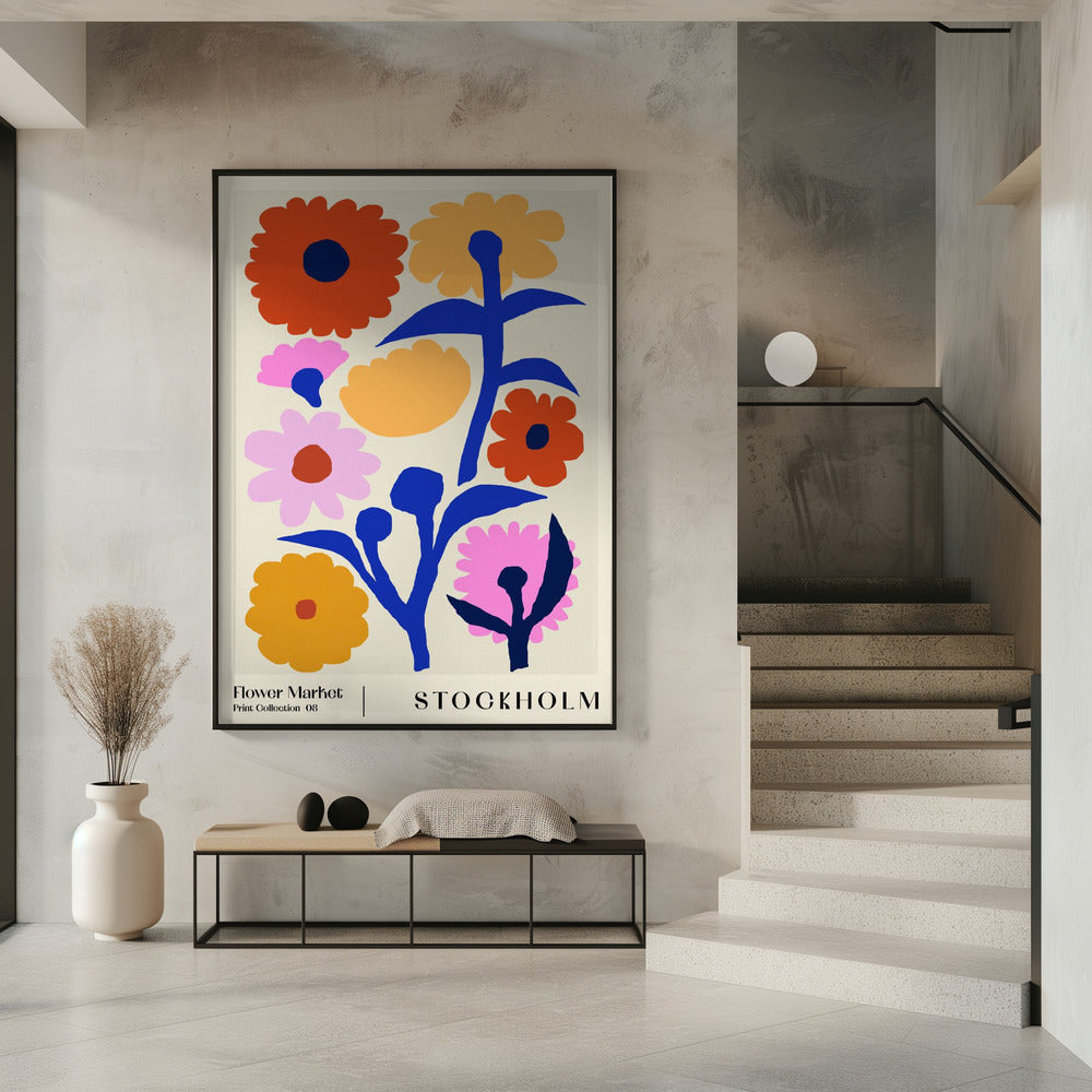 Flower Market. Stockholm | Poster