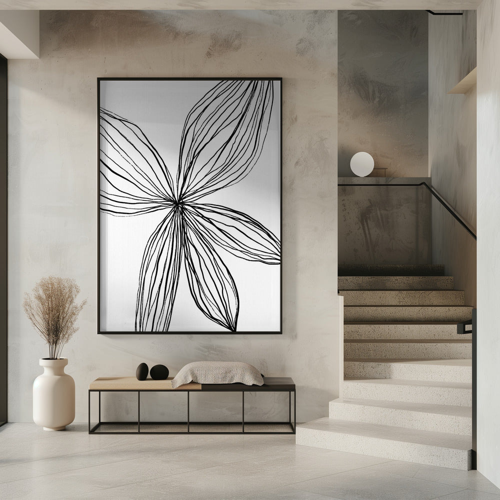 Elegante bloemblaadjes | Poster