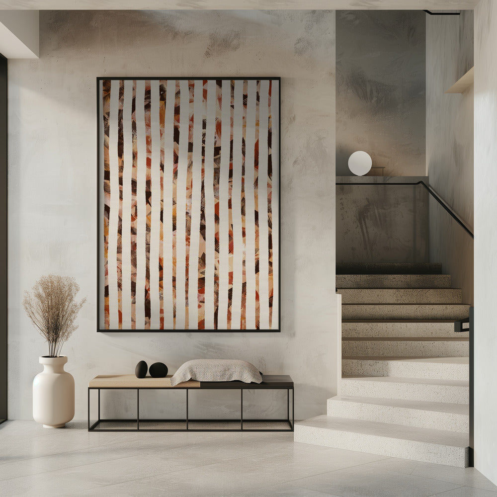 Gestreepte sereniteit | Poster
