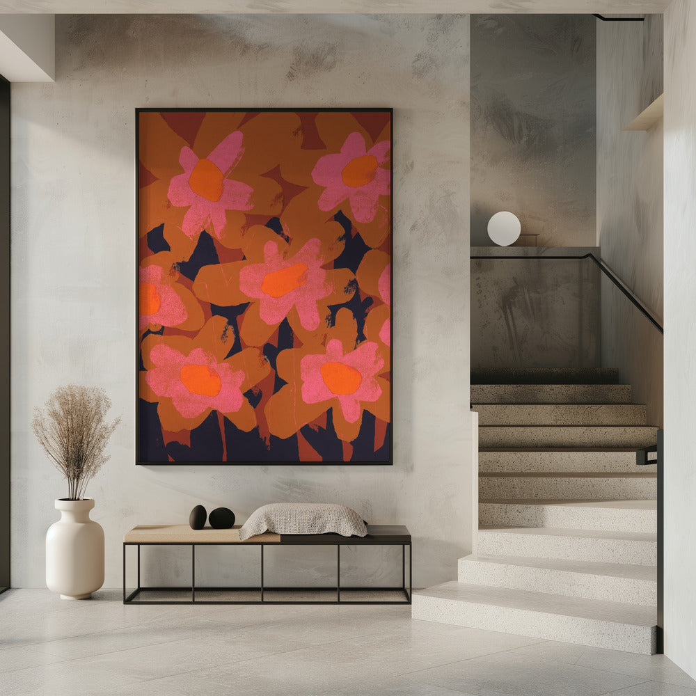 Levendige bloemen | Poster