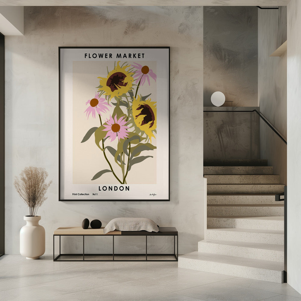 Flower Market. London | Poster