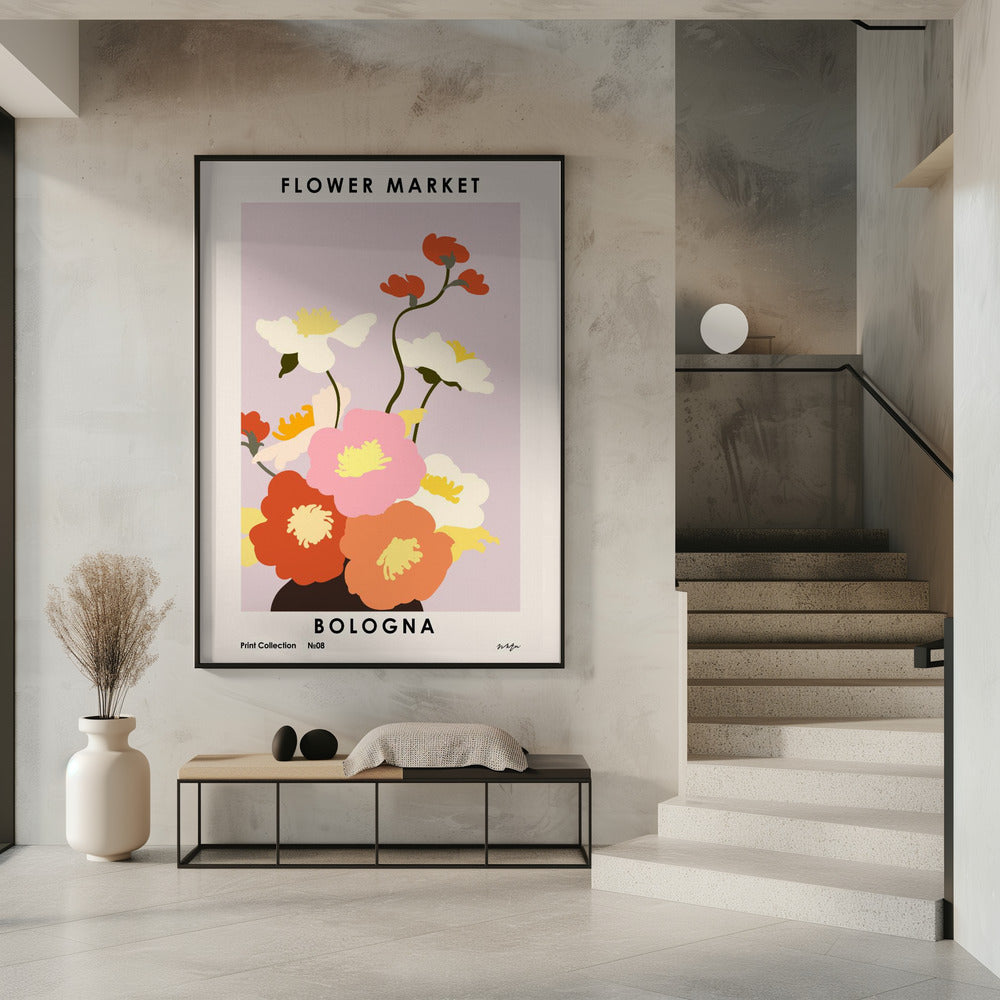 Flower Market. Bologna | Poster