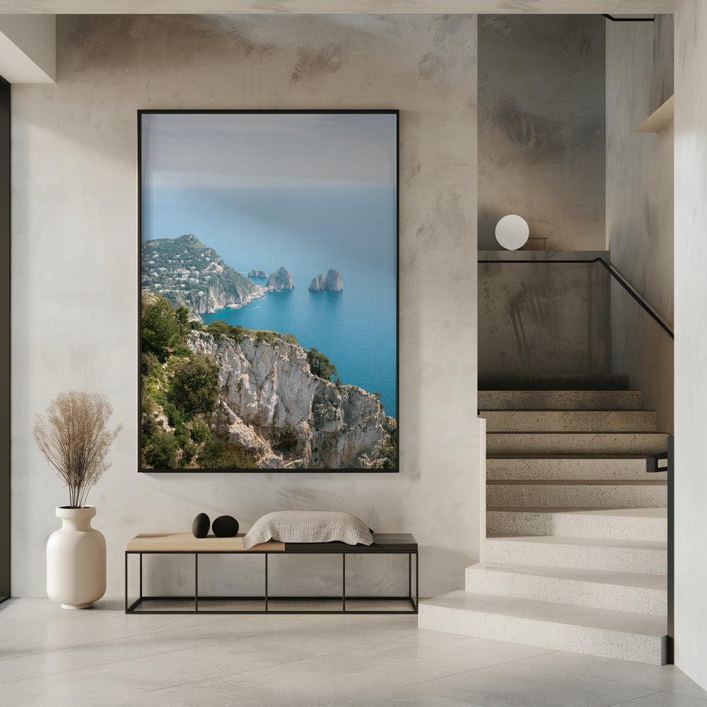 Kust van Capri, Italië | Poster
