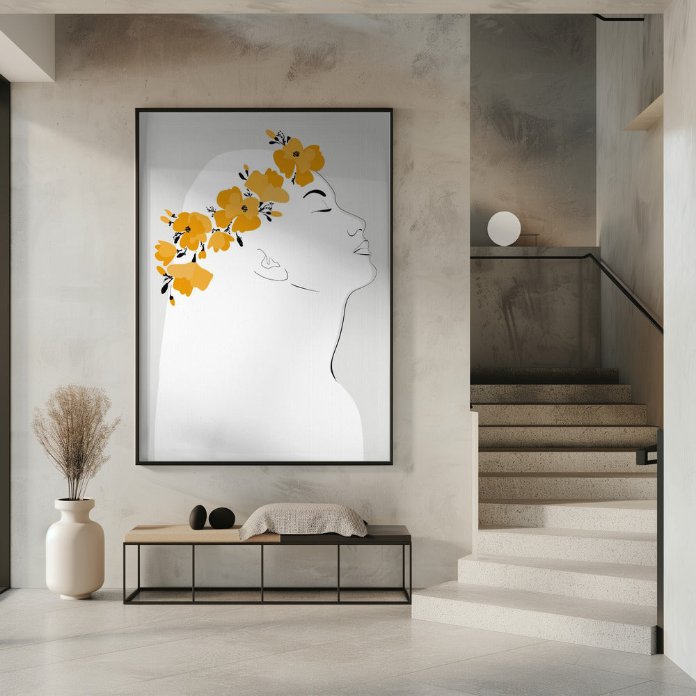 Portret van Floal Orly | Poster
