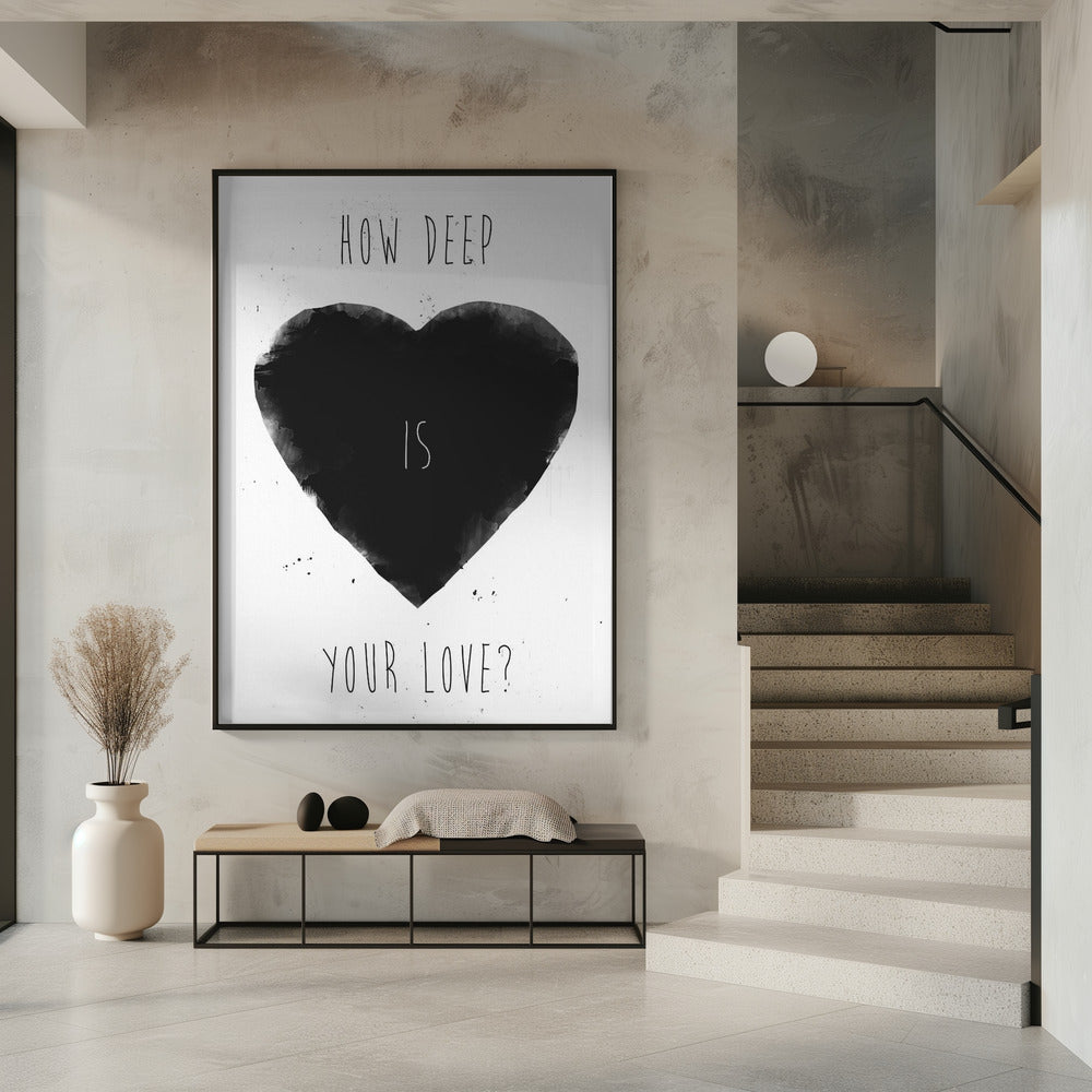 Hoe diep is jouw liefde | Poster