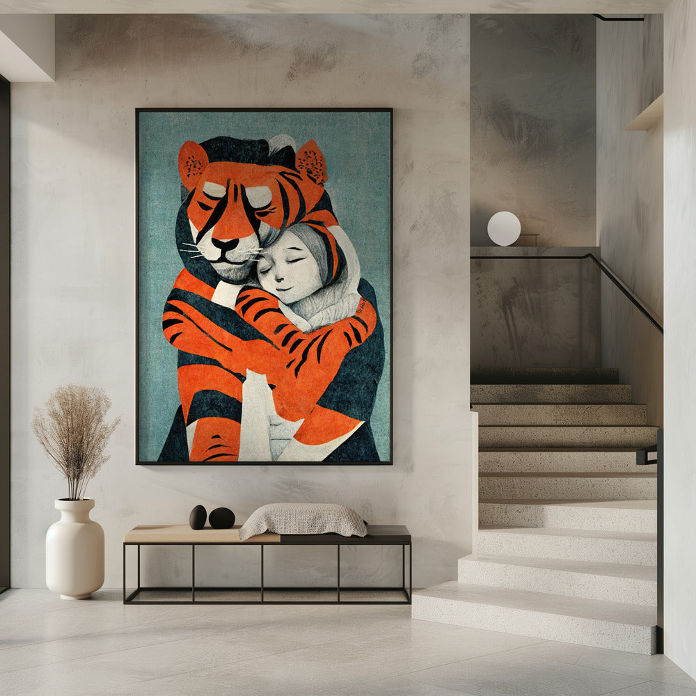 De omhelzing van de tijger | Poster