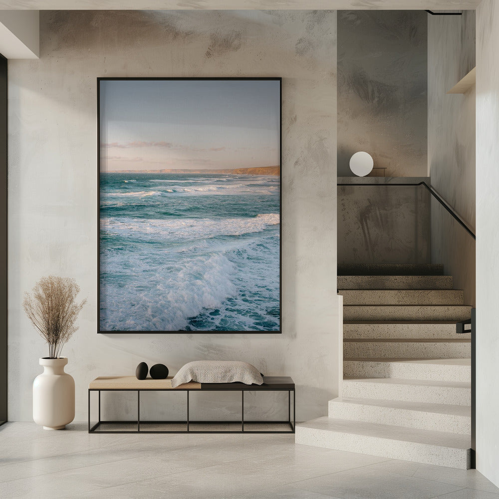 Praia Bordeira zwaait Portugal | Poster