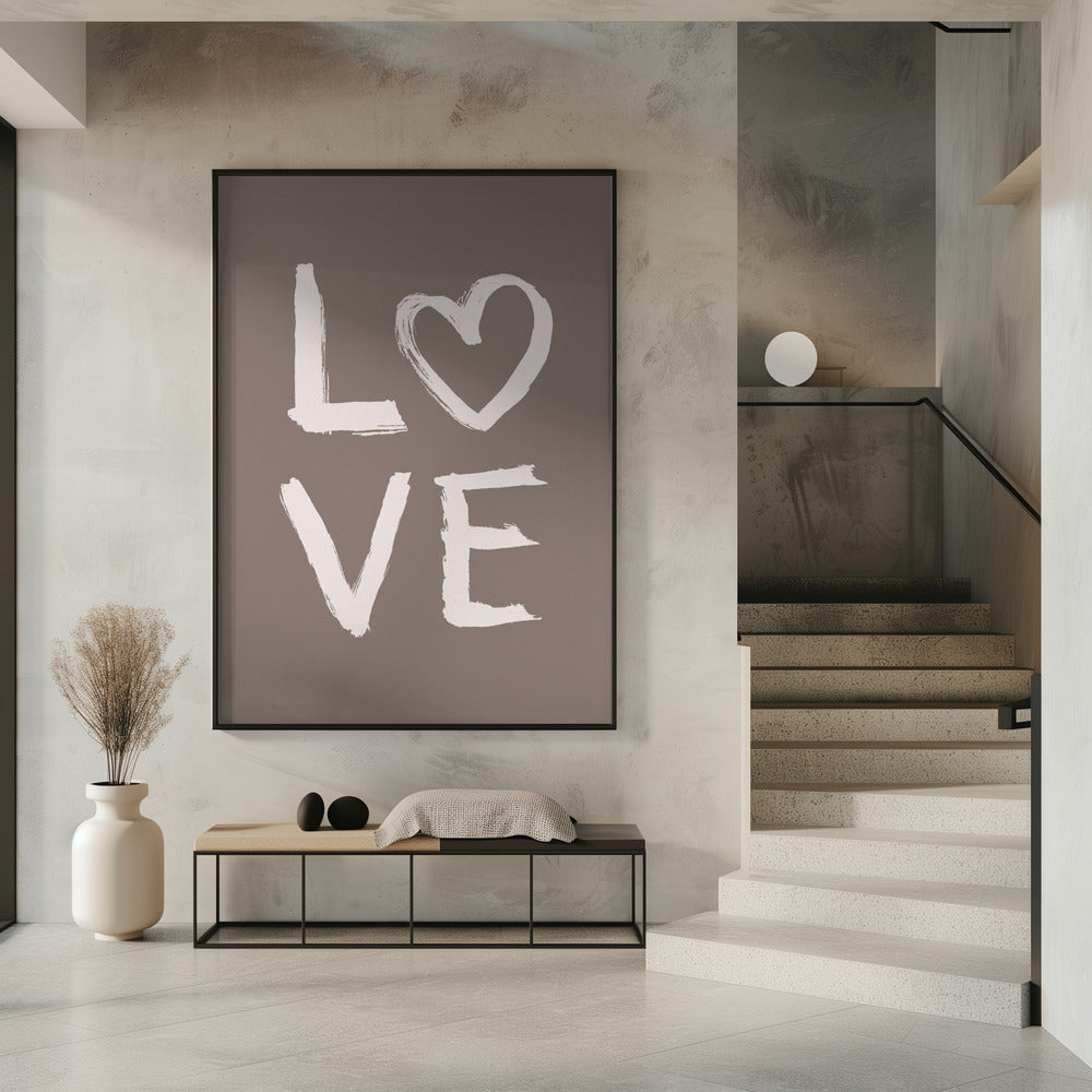 LOVE Toothy Brown | Poster