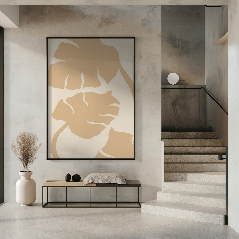 Monstera Zachtoranje | Poster