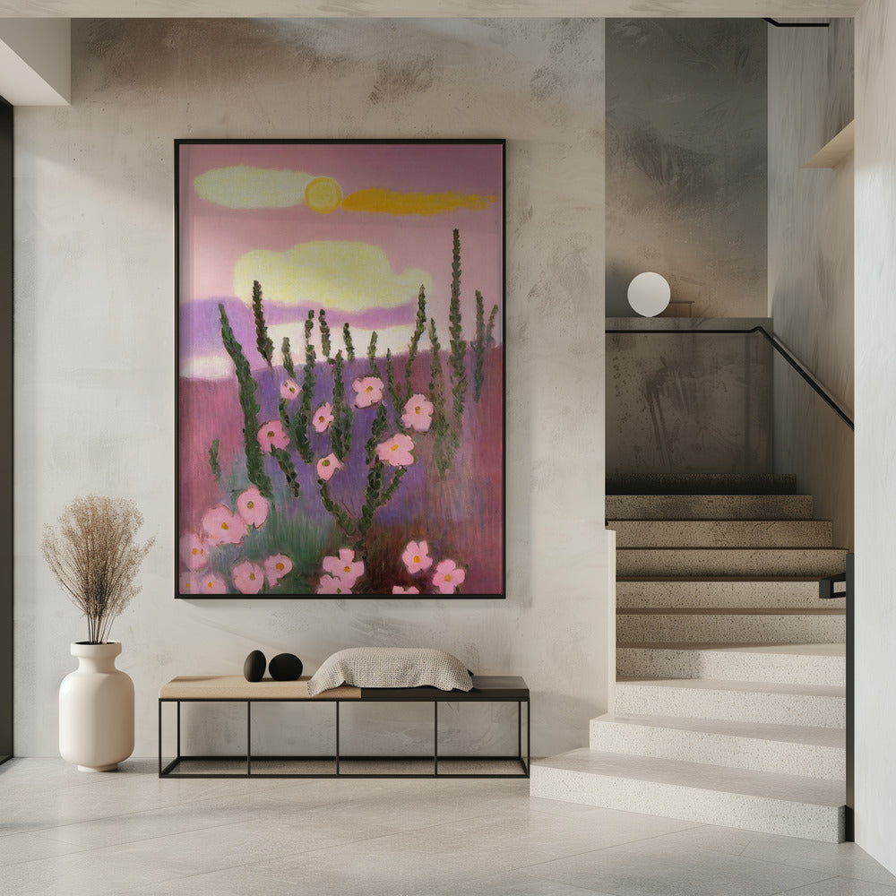Desert Bloom Sunrise | Poster