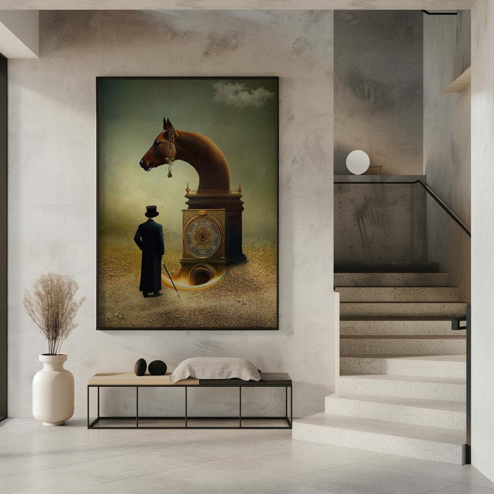 De zet van de ridder. | Poster