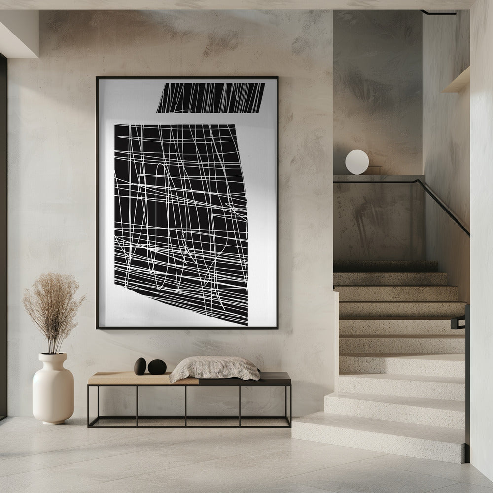 Chaotische Lijnendans | Poster
