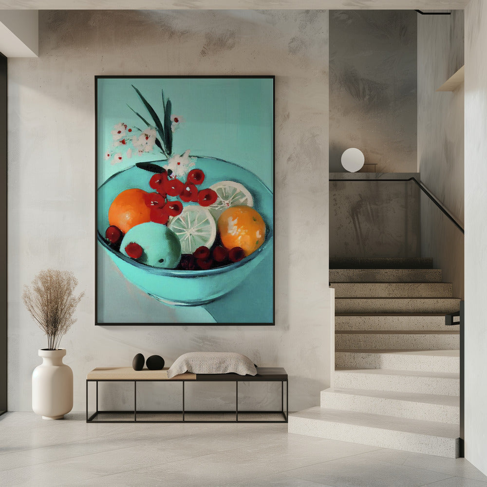 Vibrant Fruit Bowl | Poster