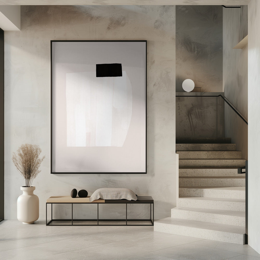 Stille structuur met zwart-witte textuur | Poster