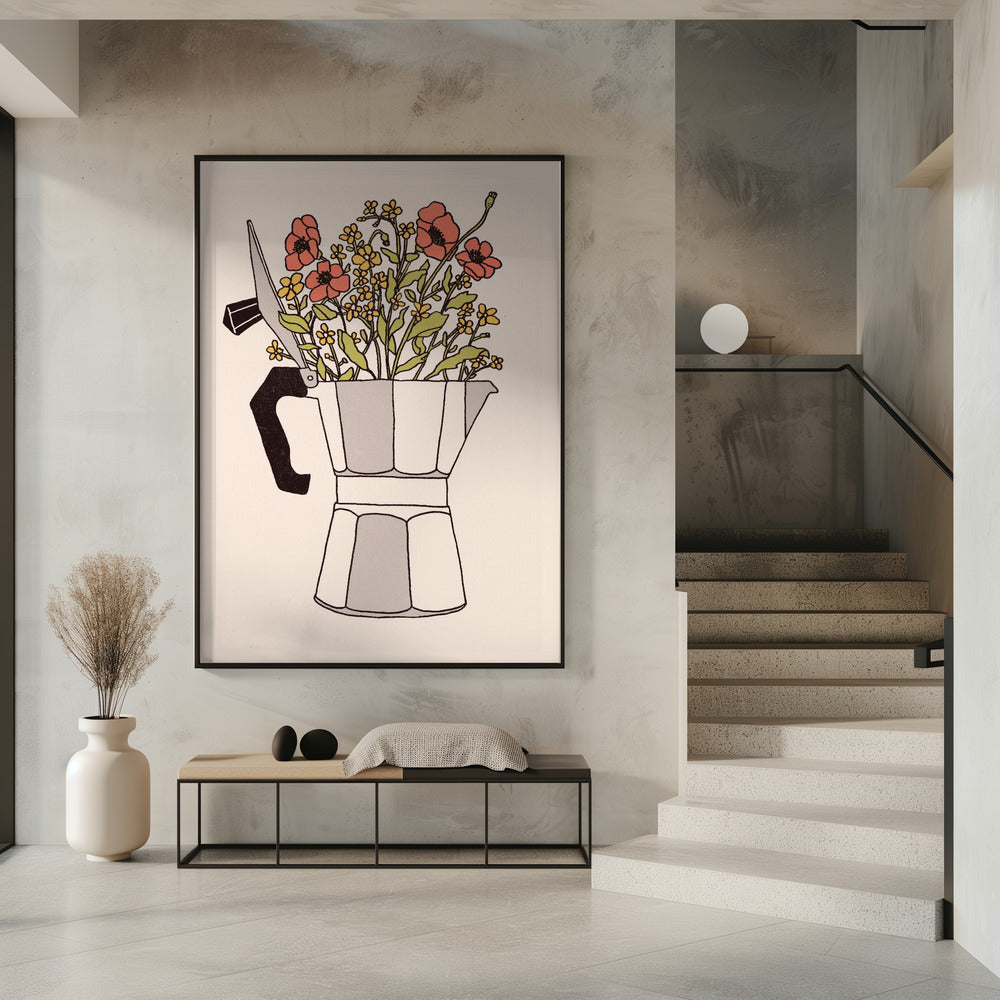 Moka Bloemen | Poster