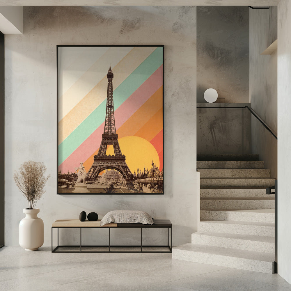 Eiffeltoren Regenboog | Poster