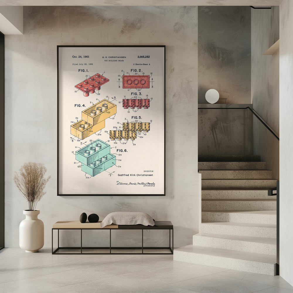Lego Kleuren | Poster