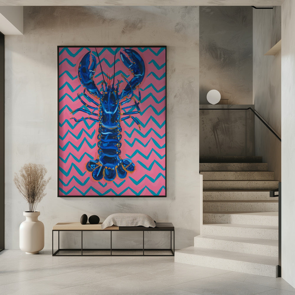 Kreeft op zigzag | Poster