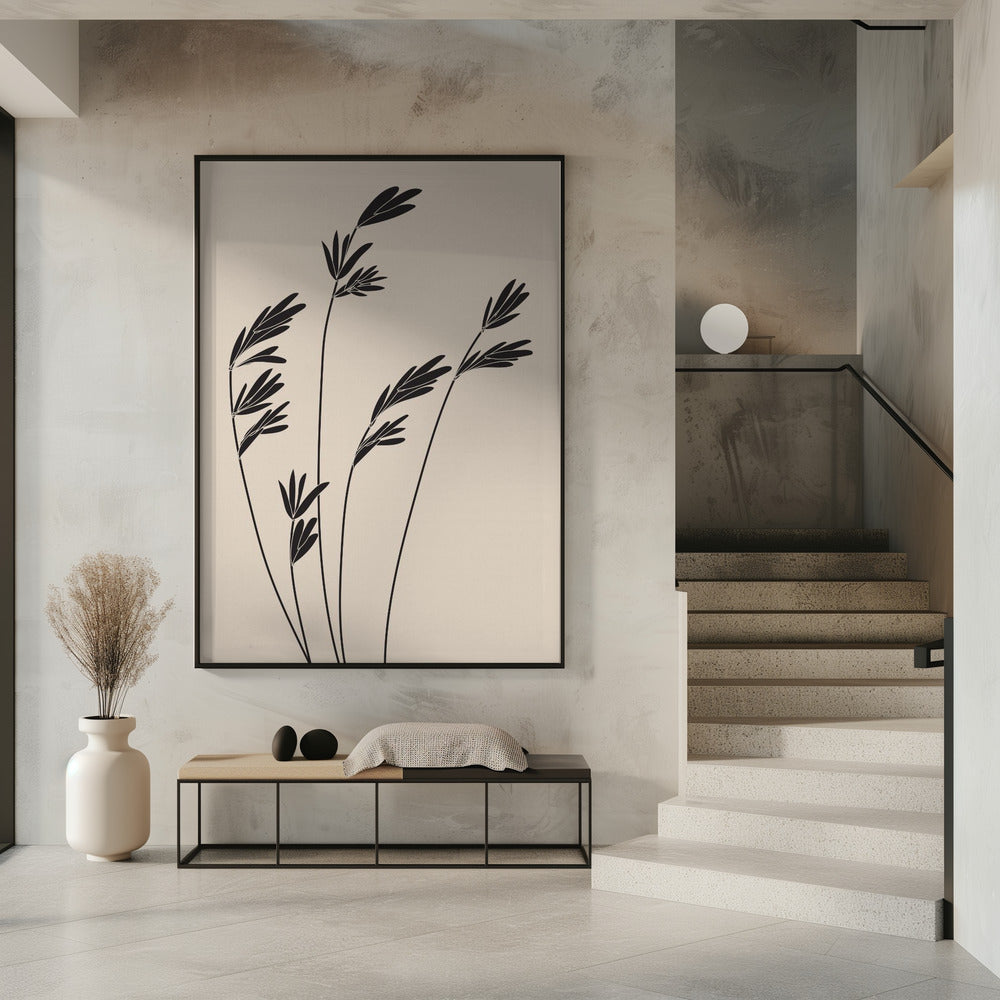 Zwarte planten | Poster