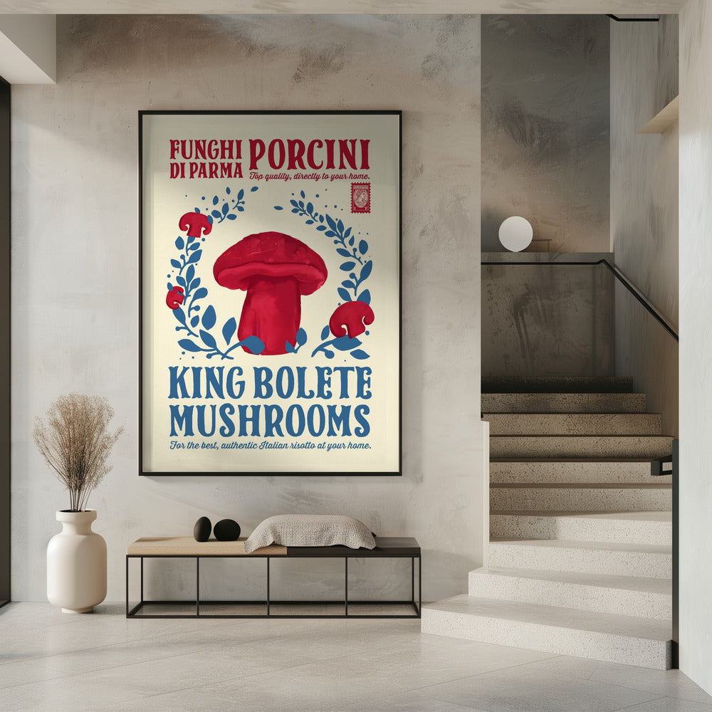 Porcini keukenprint | Poster