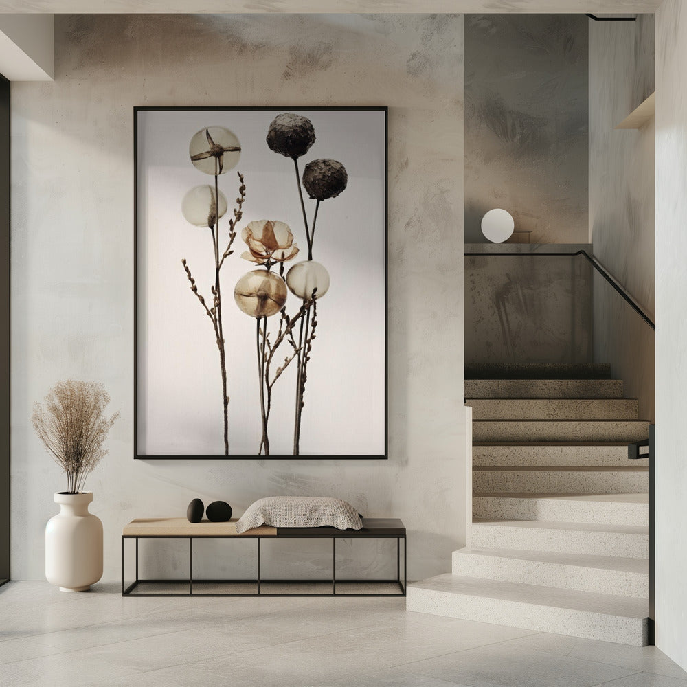 Glass Ball Flowers | Poster