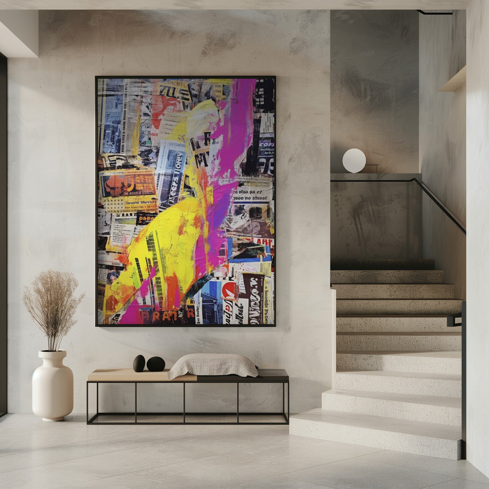 Vivid Urban Layers | Poster