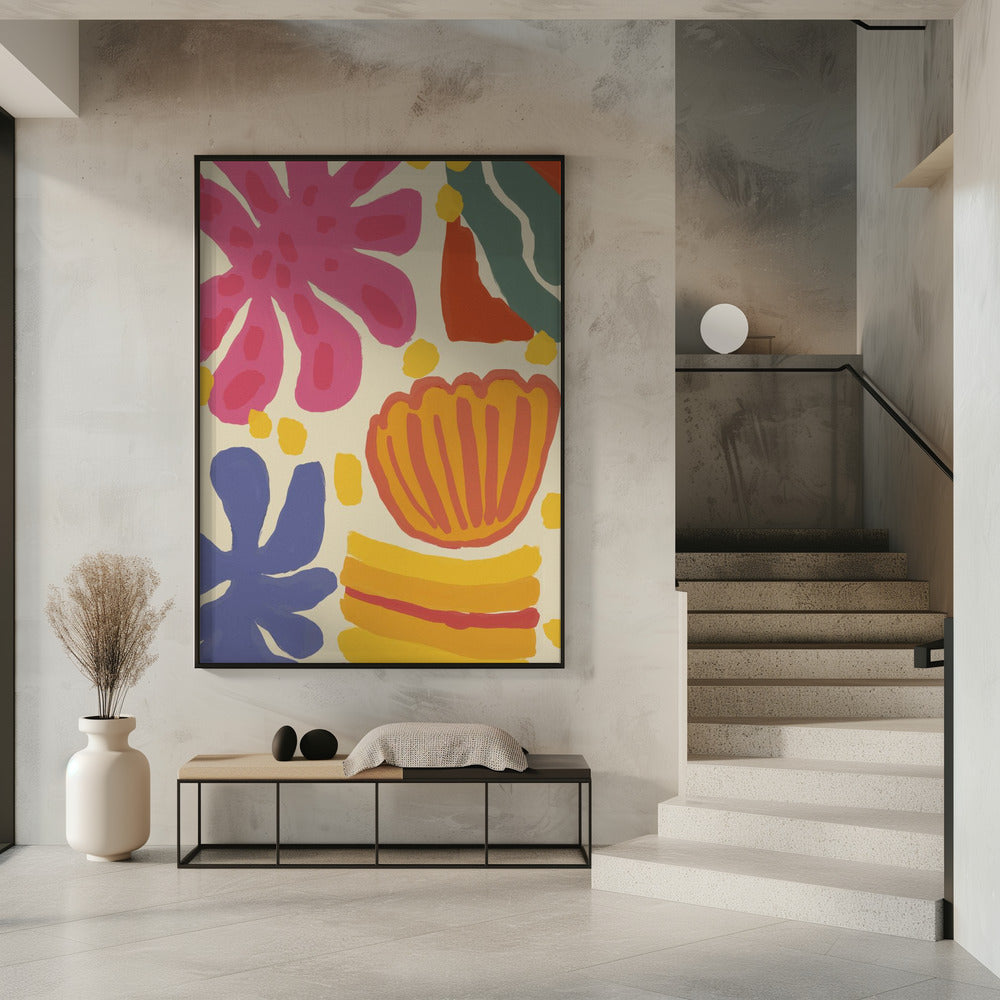 Levendige Flora Dans | Poster
