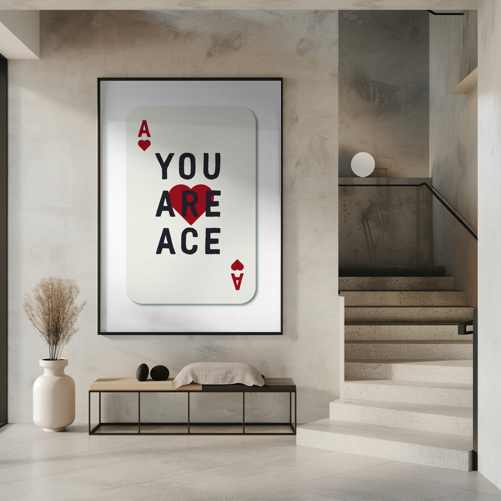 Jij bent een aas | Poster