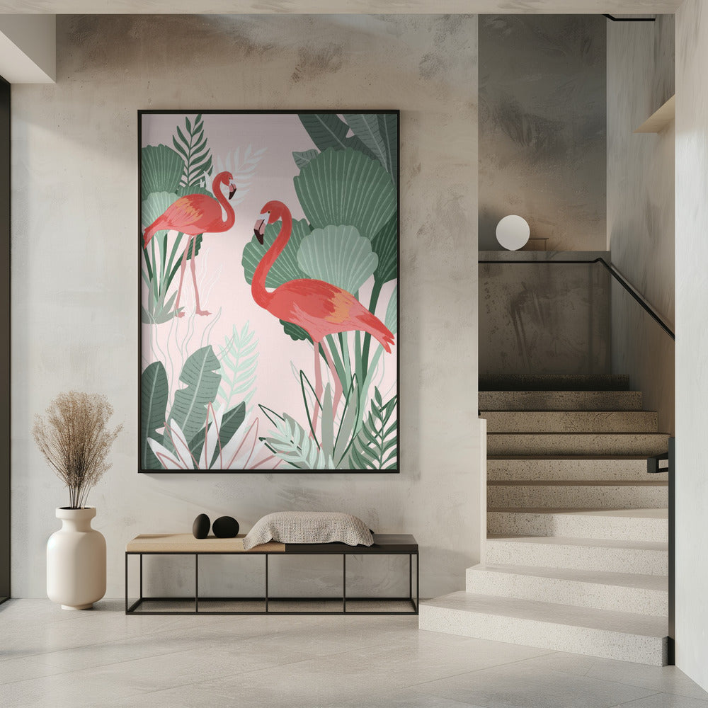 Flamingo Dromen | Poster