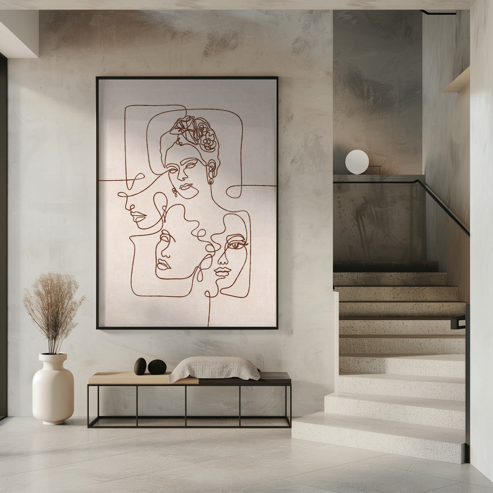 Entwined Faces | Poster