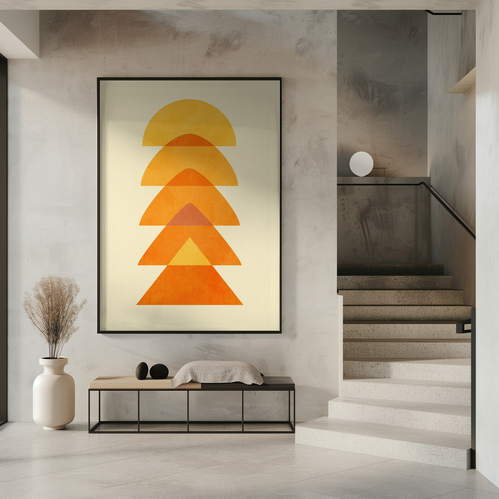 Lente Mid Rhapsody Oranje 5 | Poster