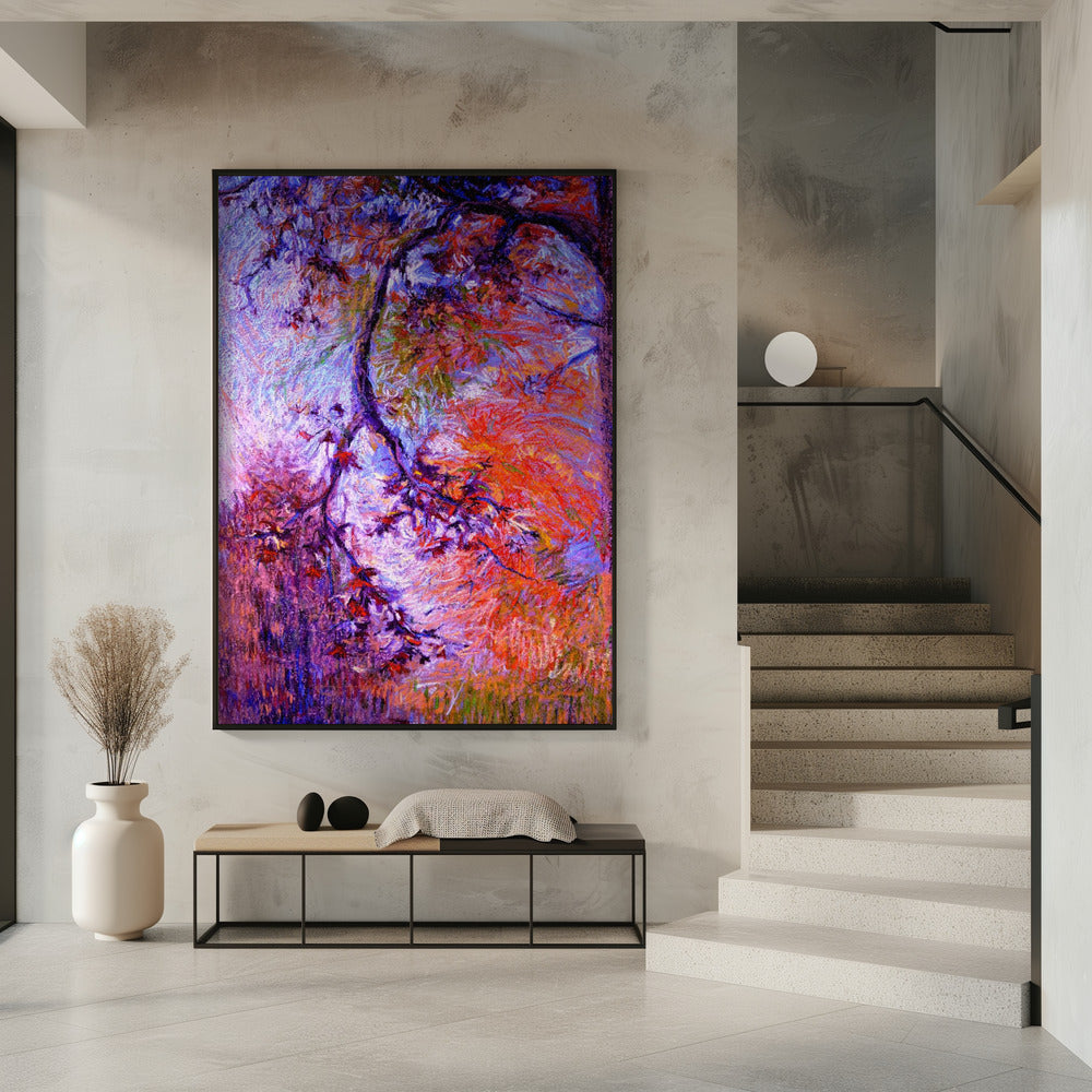 Herfsttakken vlammen | Poster