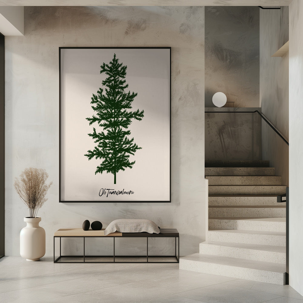 Oh Tannebaum (groen) | Poster