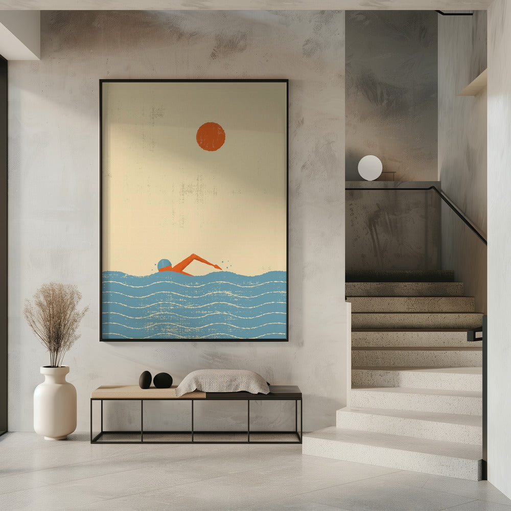Zwemmer | Poster