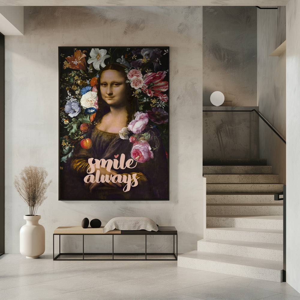 Lach altijd, Mona Lisa | Poster