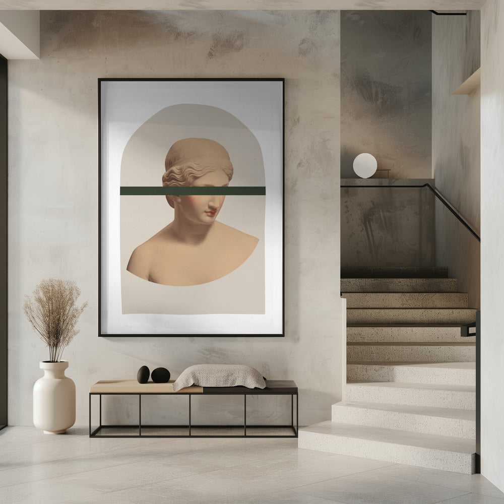 Artemis Mosterd en Groen | Poster