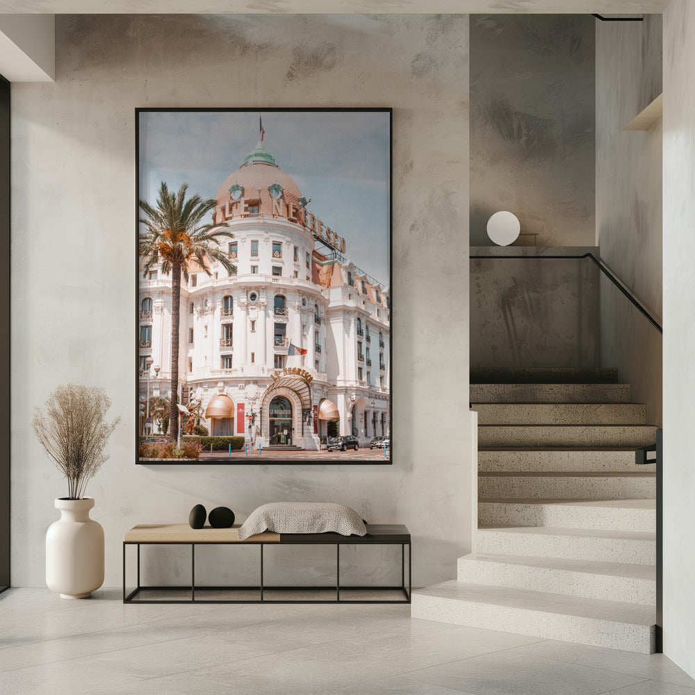 Gebouw aan de Franse Rivièra | Poster