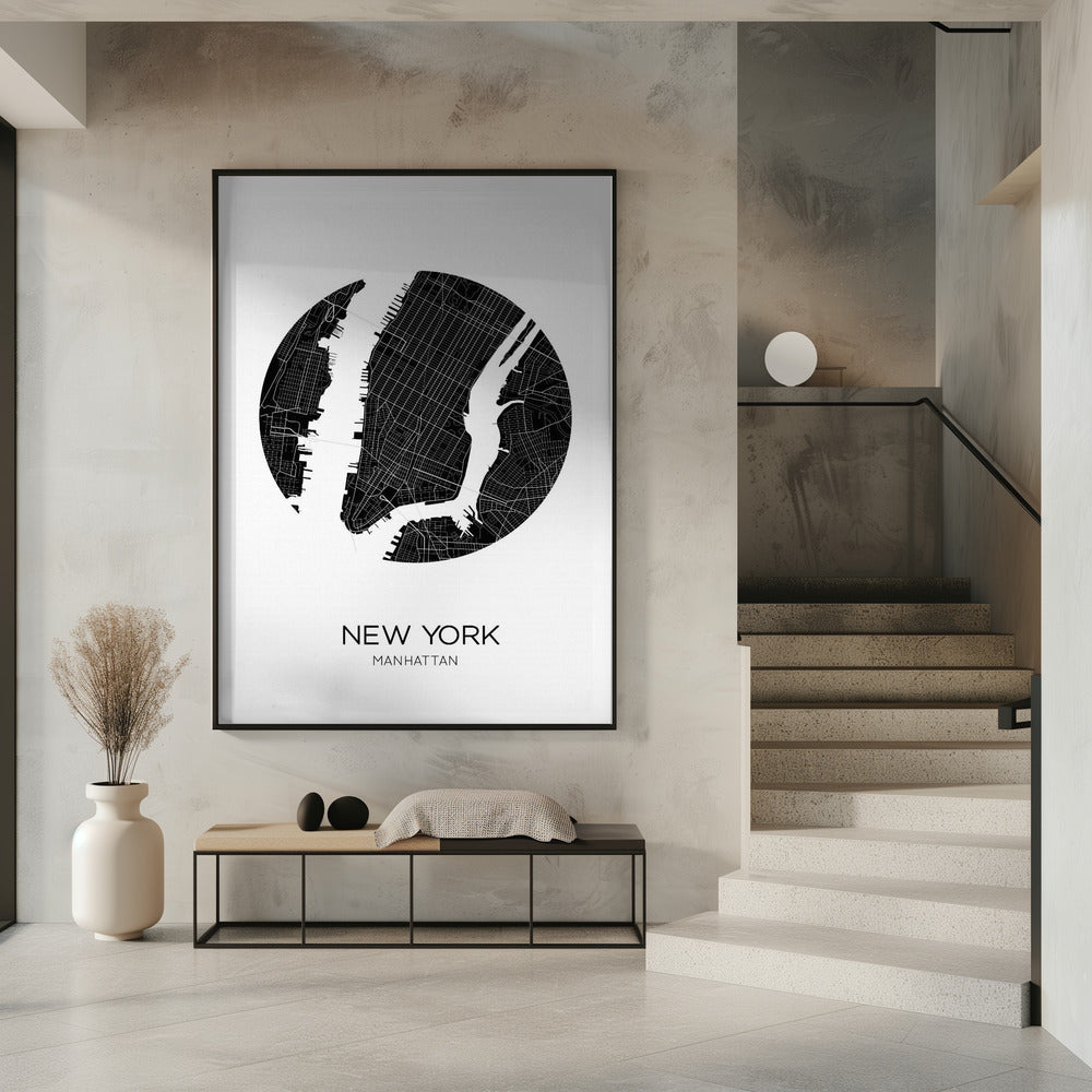 Circulair stadsgezicht | Poster