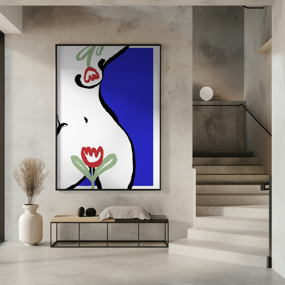Bloeiend silhouet | Poster