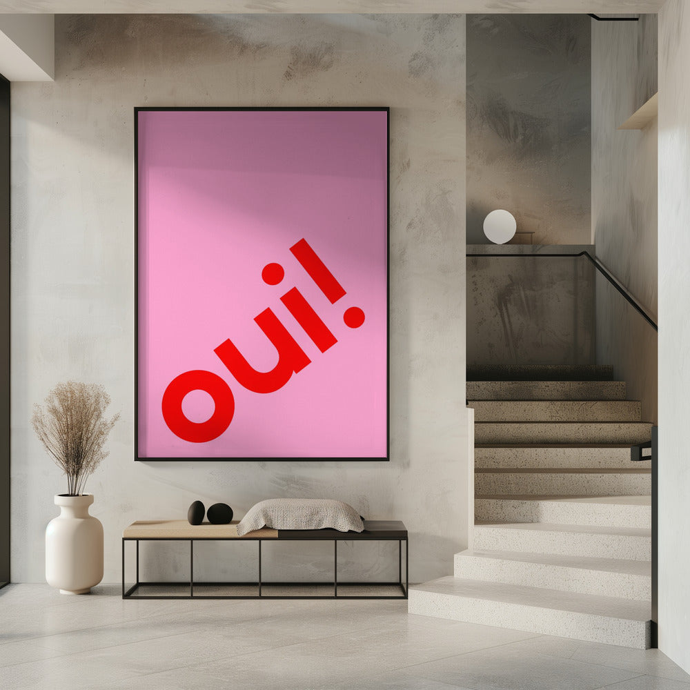 Ja in vette letters | Poster