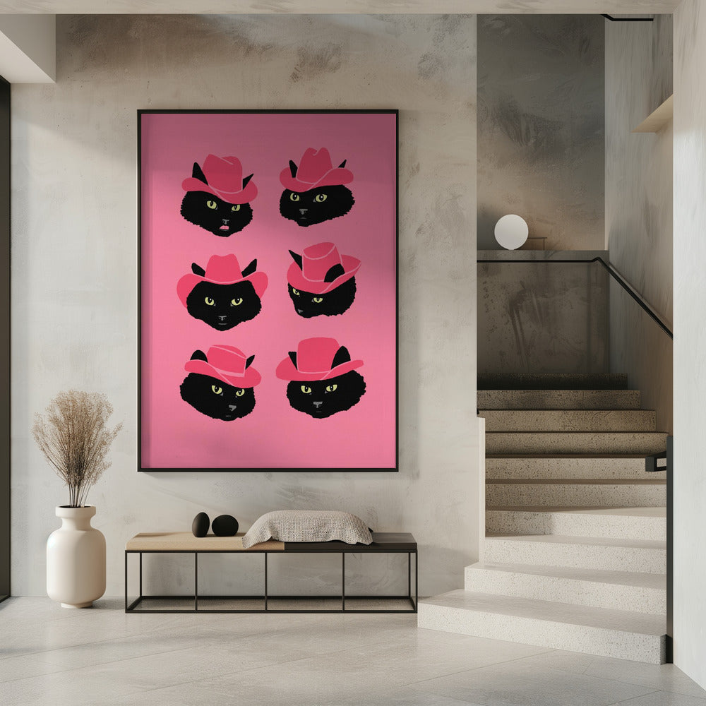 Marcy de Cowgirl Cat | Poster