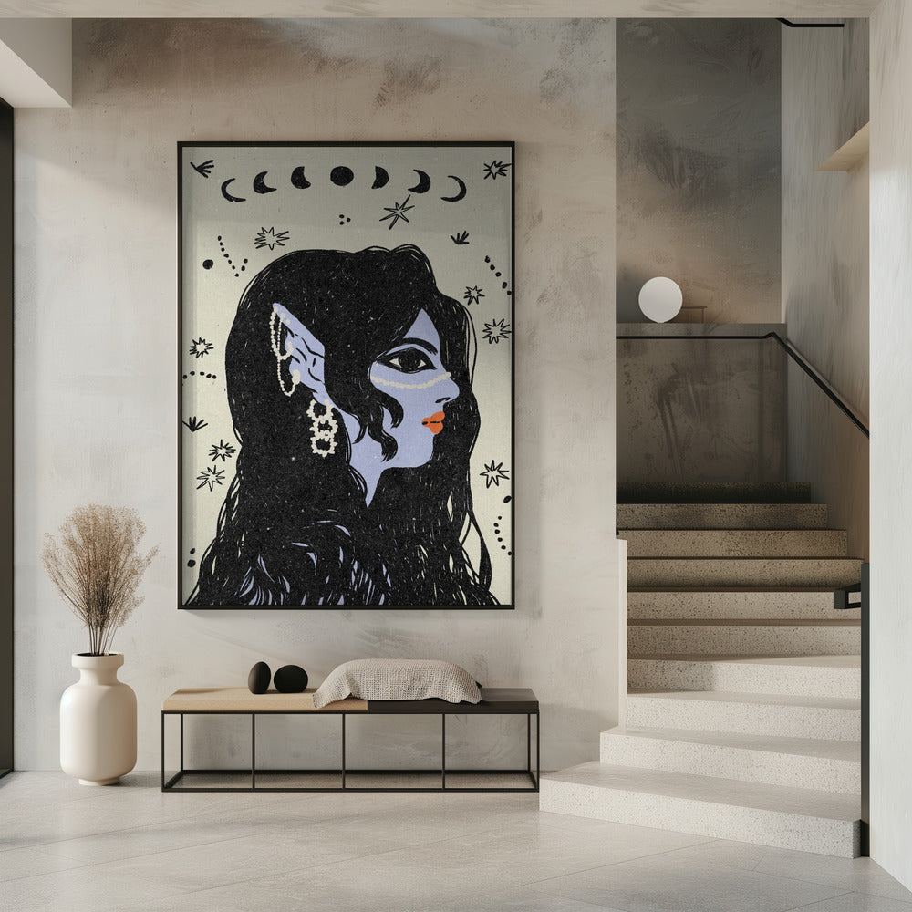 Portret van een zeemeermin | Poster