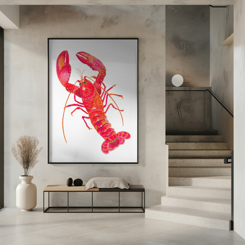 Kreeft met patroon | Poster
