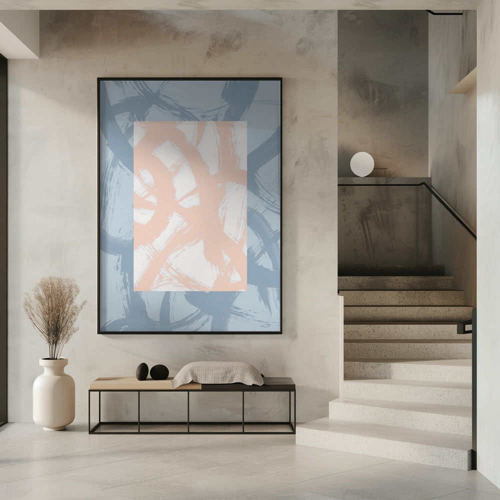 Abstract Brush Strokes 98A | Poster