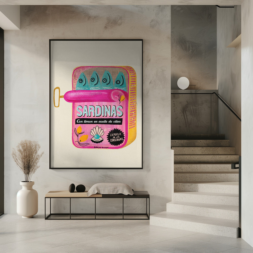 Sardientjesblikje | Poster